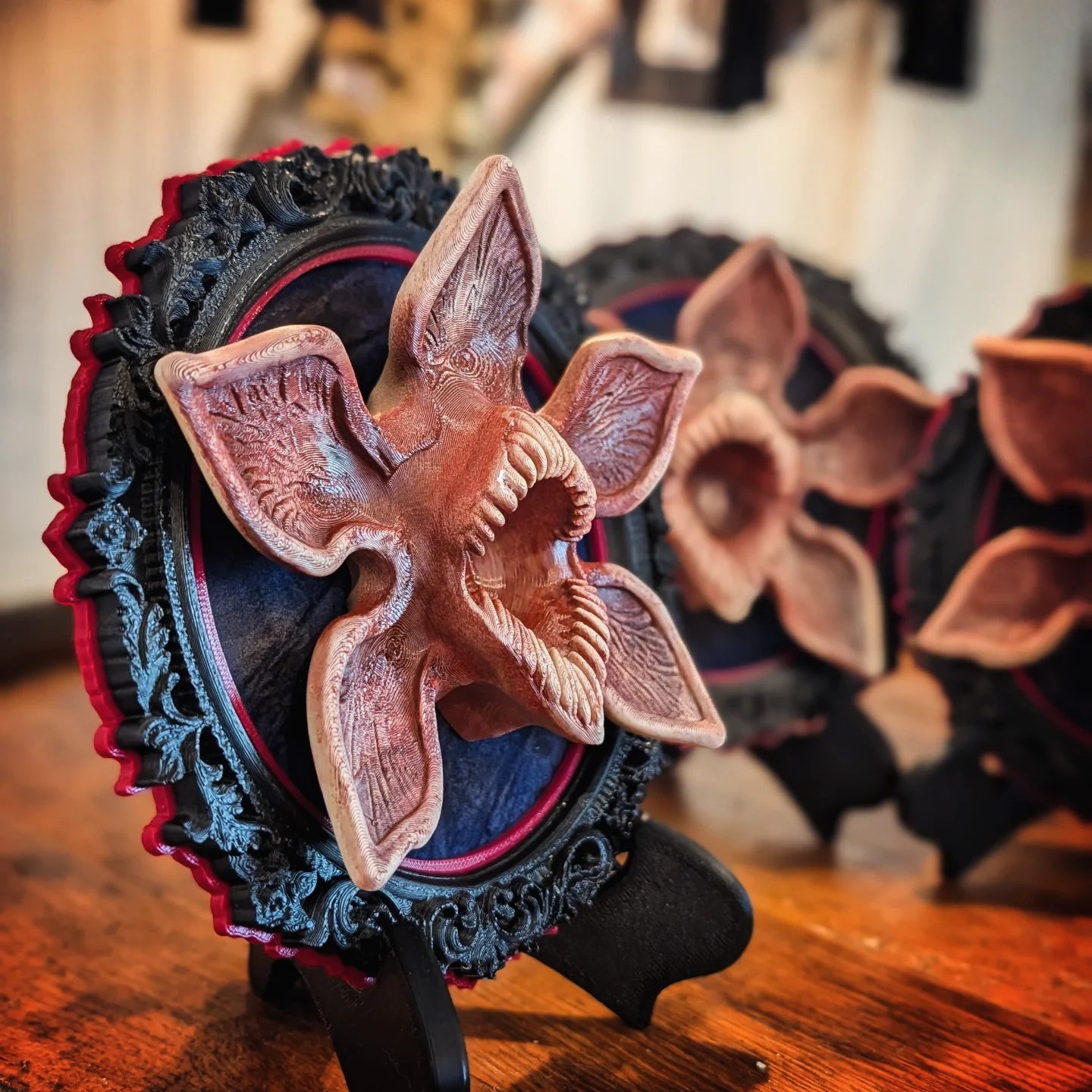 Custom made Demogorgon art piece from Stranger Things