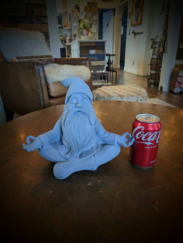 Zen Garden Gnome: Meditating Om Gnome