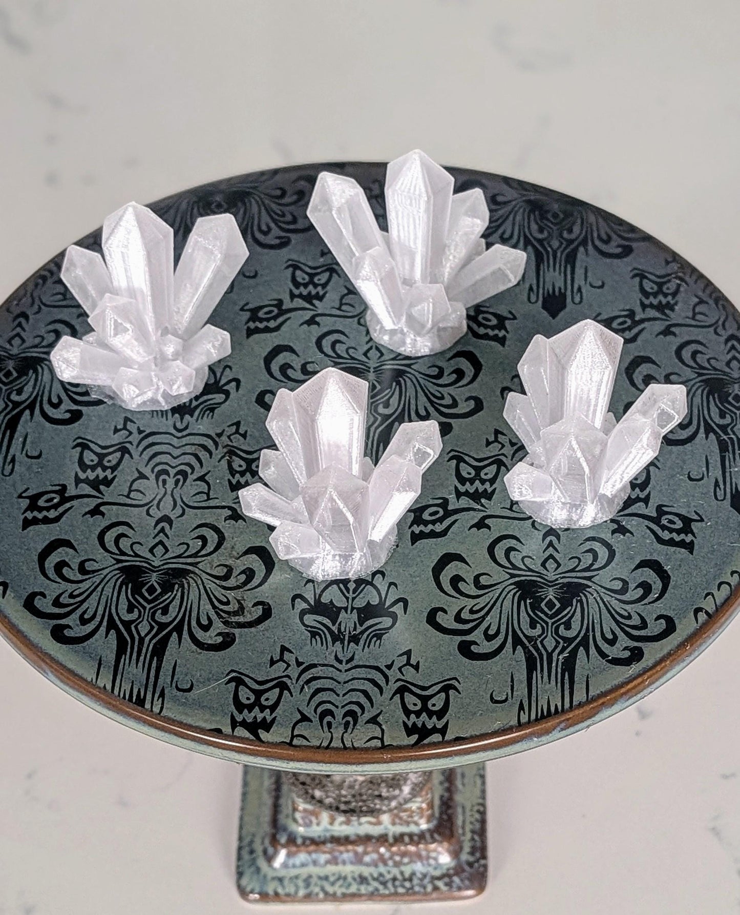 3D Printed Quartz Car Tire Valve Caps: High-Vibe Style (Set of 4)