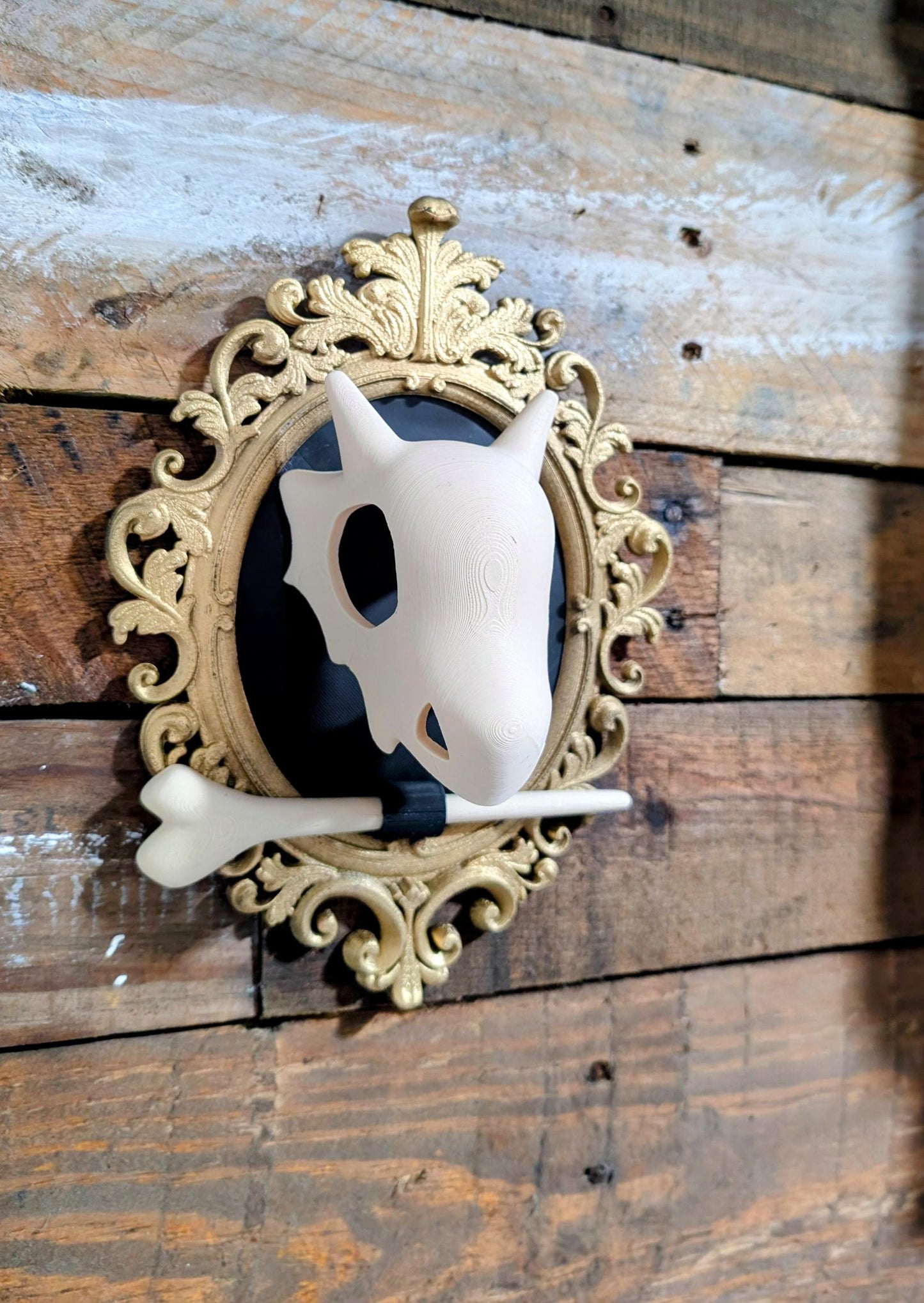 Cubone Hair Stick Art Piece