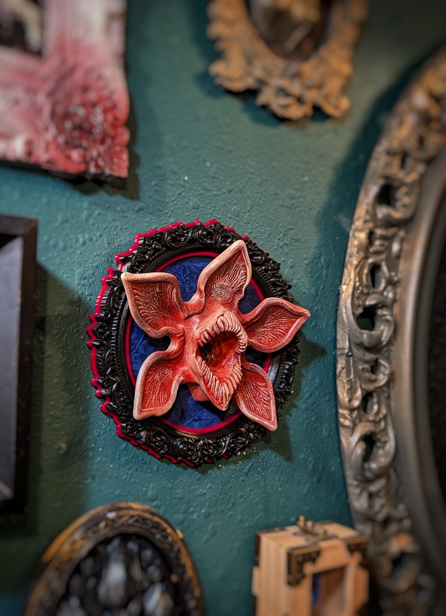 Custom made Demogorgon art piece from Stranger Things